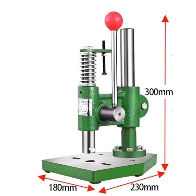 Small Manual Punch Press Diamond Cutting Bench Hand Press Die Hand Beer Punch Machine