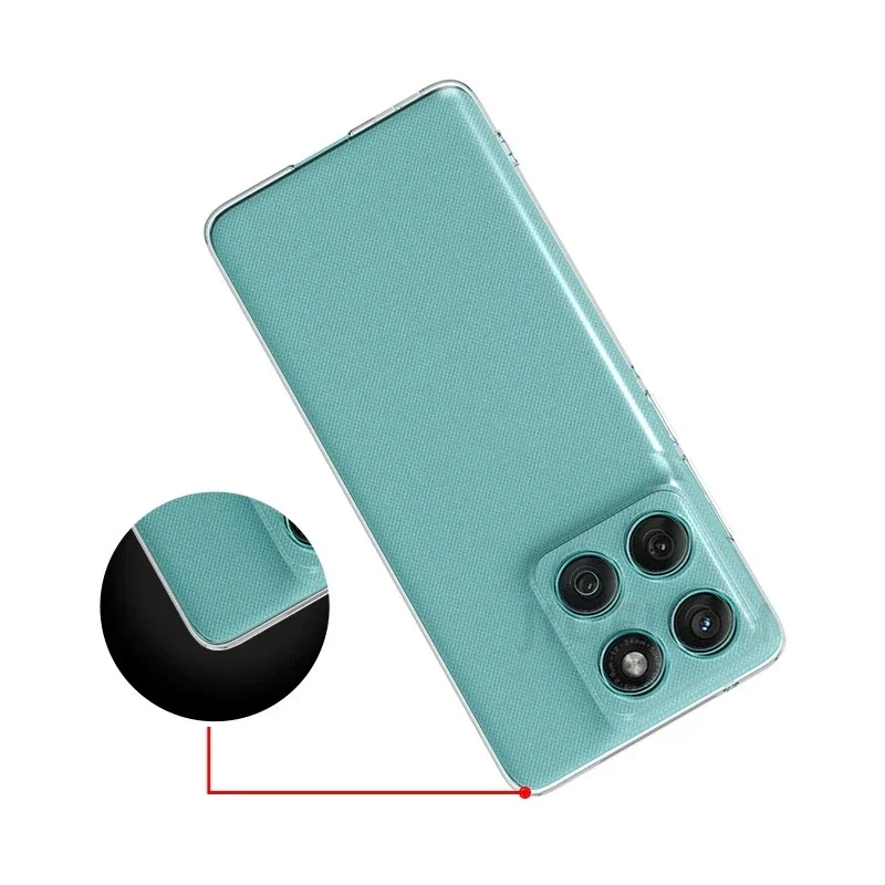 Slim Soft TPU Clear Transparent Phone Case - Perfect Fit Cover
