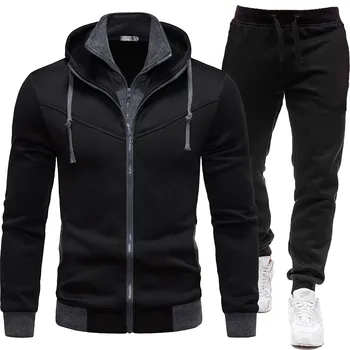 Men's 2-Piece Hoodie & Sweatpants Set – Casual Oversized Tracksuit 1