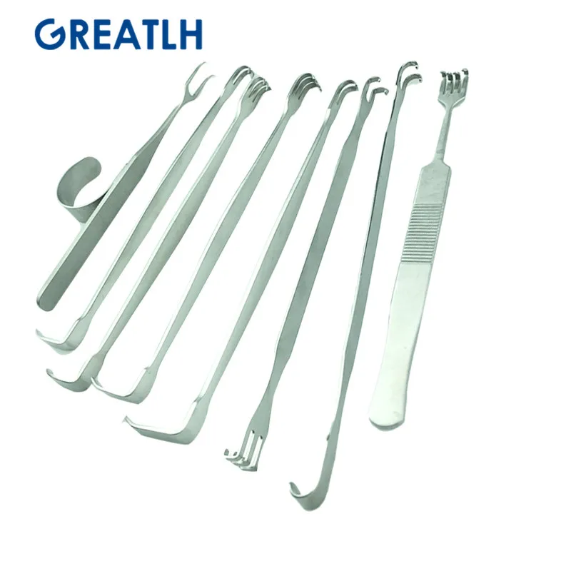 Stainless Steel Eyelid Hook Tool Double Head Eyelid Retractors Double Head Pull Hook Ophthalmic Instrument ophthalmic microsurgical scissors,ophthalmic surgical instruments