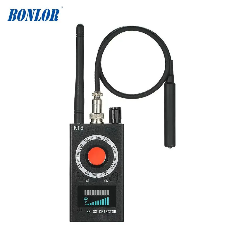 GPS Detector RF Signal Detector Hidden Camera Finder Surveillance Camera Bug Sweeper Bug Anti Spy Signal Jamme