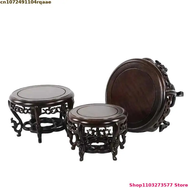 Three High-end Vase Sorting Table Stand Bonsai Holder Plant Decorative Shelf Coffee Tea Sets Pedestal Standing Flower Base