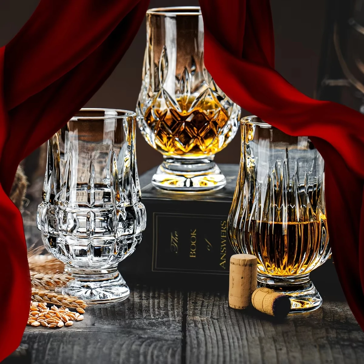 Mini Whiskey Tasting Glasses – Heavy Base Cordial & Shot Set 4