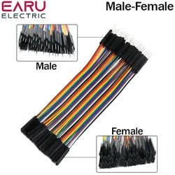 Versatile Dupont Jumper Wire Set - 40-Pin 10/20/30cm Lengths, Male & Female Connectors - 10cm (Male to Female)