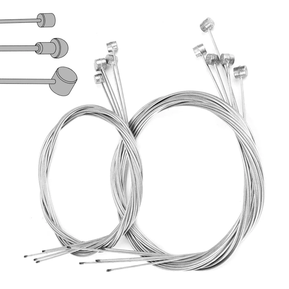 5Pcs/Lot Stainless Steel MTB Mountain Road Bicycle Bike Derailleur Shift Brake Inner Cable Line