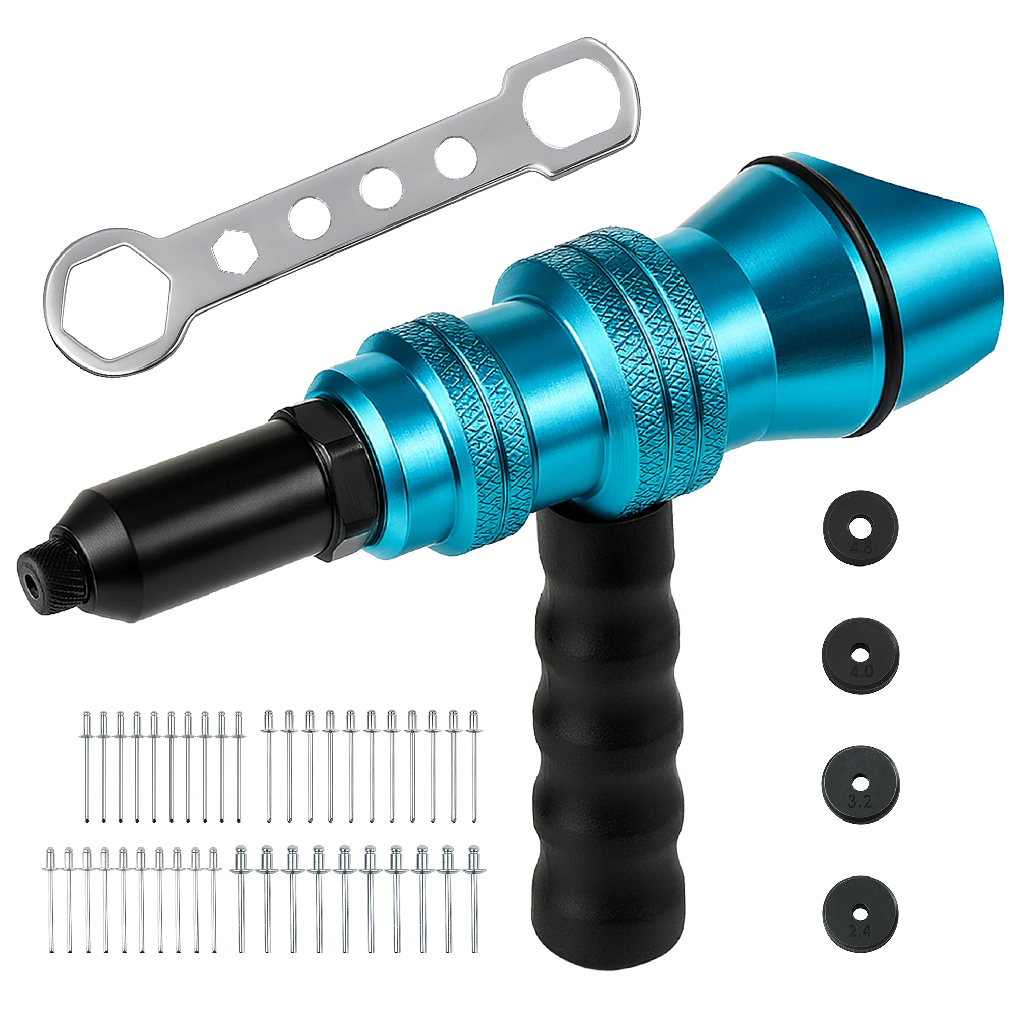 Rivet Gun Adapter Attachment For Electric Drill and Cordless Electric Power Drill Easy processing For Pop Rivets