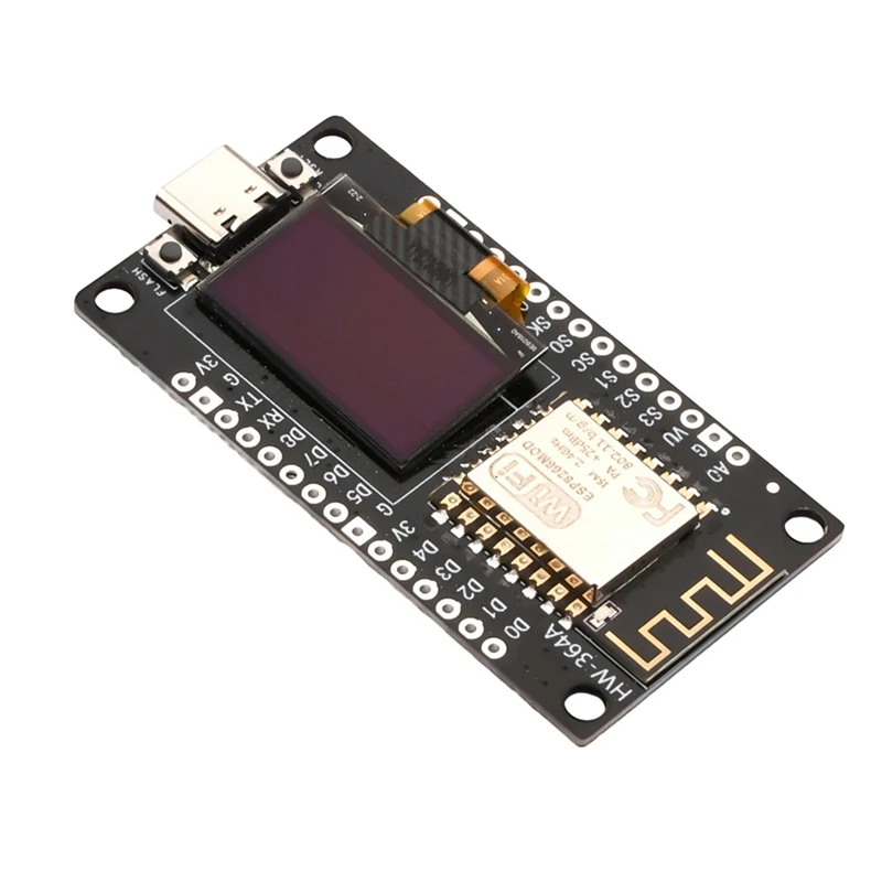 Nodemcu 개발 보드 직렬 와이파이 모듈, 아두이노 및 마이크로파이썬 ESP8266 용, 0.96 OLED 스크린, CH340G