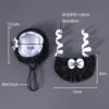 Quality Pet Hat Weaving Small Fragrant Flower Bud Hat Bow Lace Bib Pet Cat Dog Accessories Camellia Set Party Dressing Supplies 4