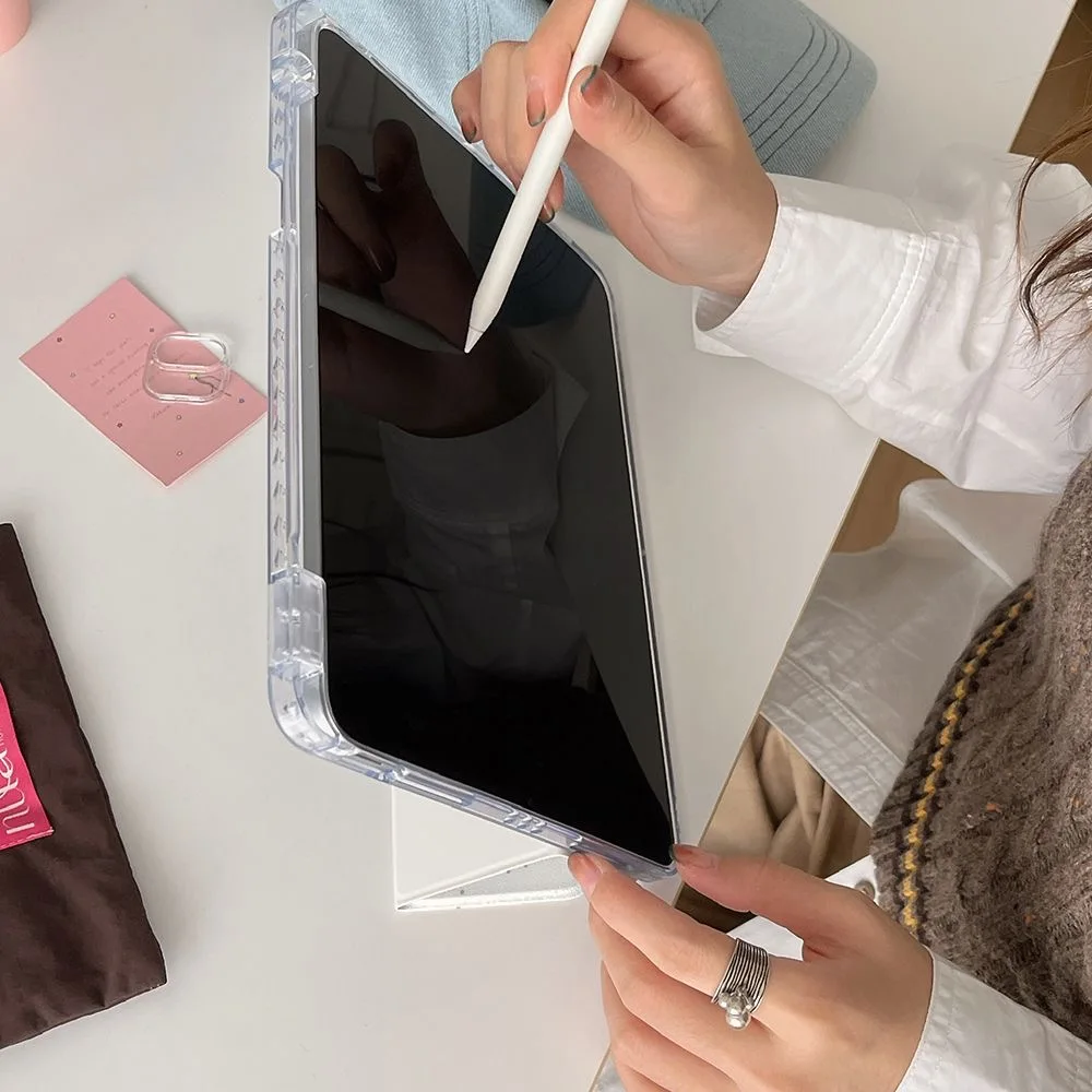 Cartoon iPad Case with Pencil Slot