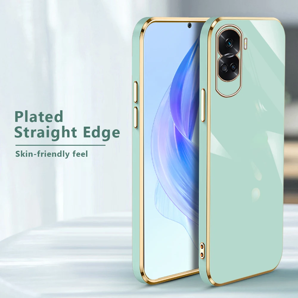 Silicone Phone Case For Honor 90 Lite 5G Soft Back Cover
