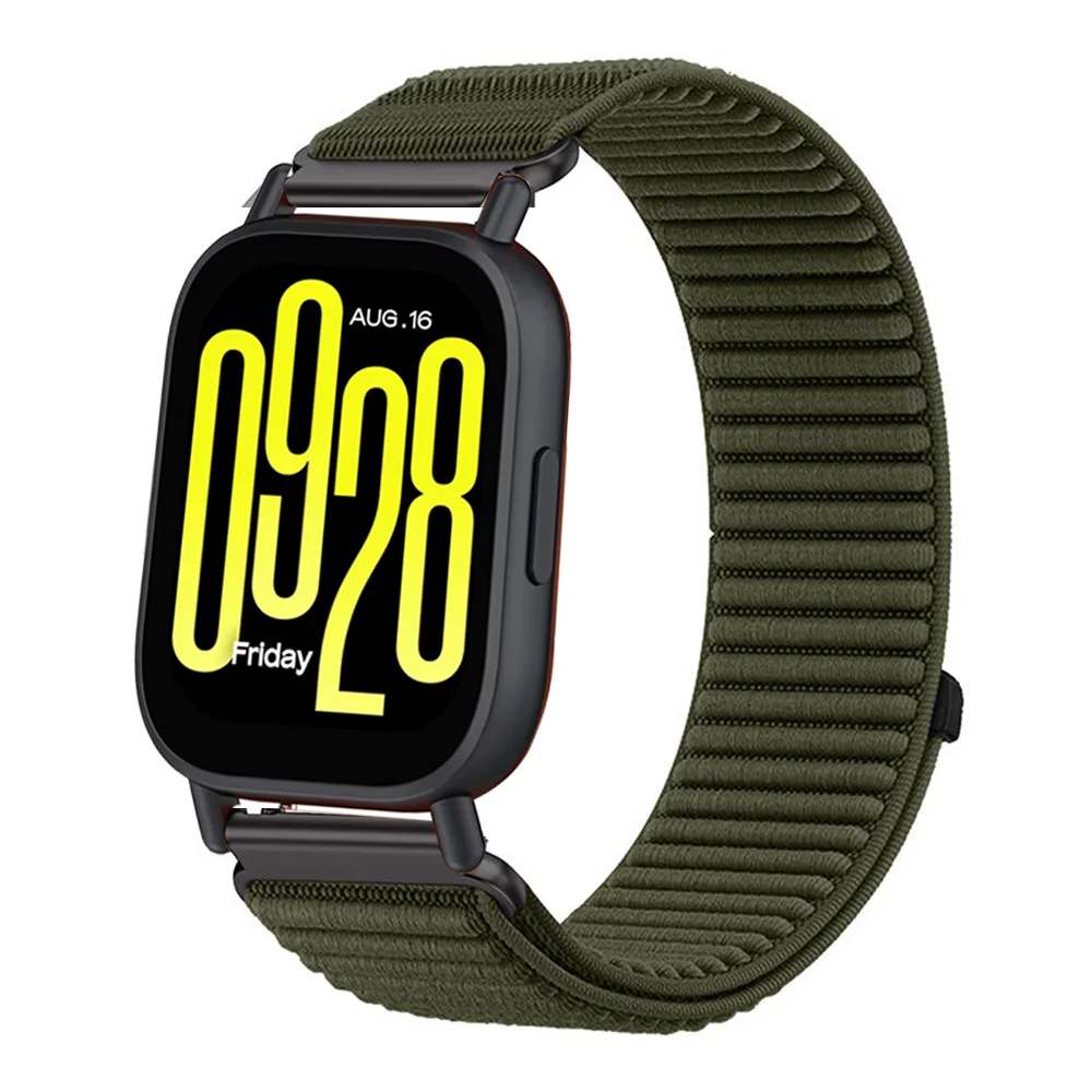 Nylon Loop Smartwatch Bracelet with Metal Buckle - Premium Strap Accessory