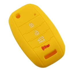 Premium Silicone Car Key Cover - Protective Accessories (YELLOW)