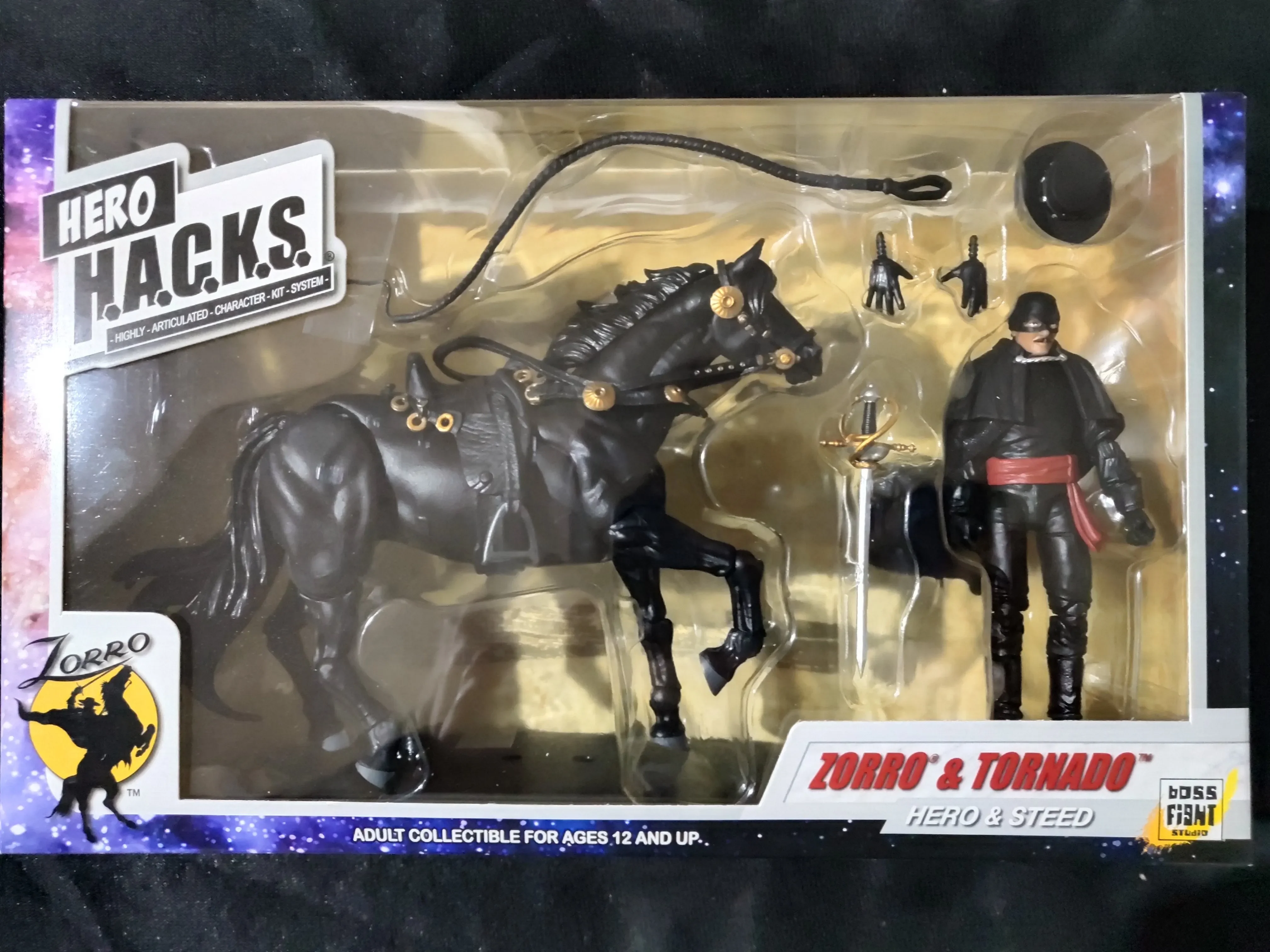 Figurine Zorro E Tornado Giocattolo 1/18 BFS Action Figure Hero