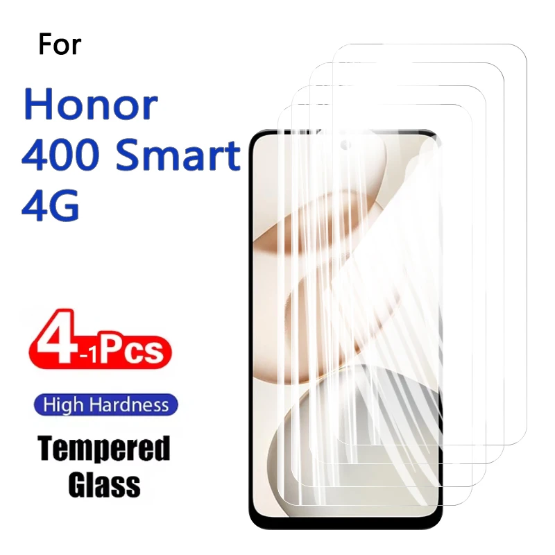 Set of 1-4 Premium HD Tempered Glass Screen Protectors - Crystal Clear, 9H Hardness, Anti-Scratch, Case Friendly, Fingerprint Resistant