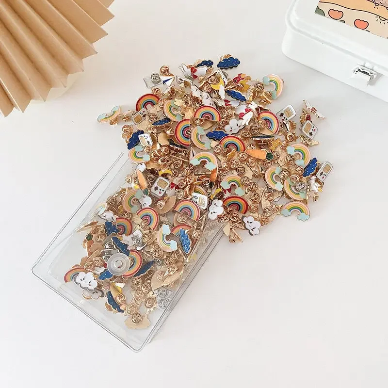 Badge Brooches 10/20/30/40/50pcs Random Personalized Cartoon, Accessories