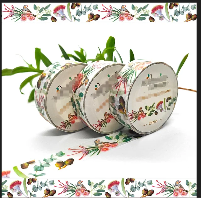 Low MOQ Custom Printed Store Design Cheap Washi Masking Tape Set