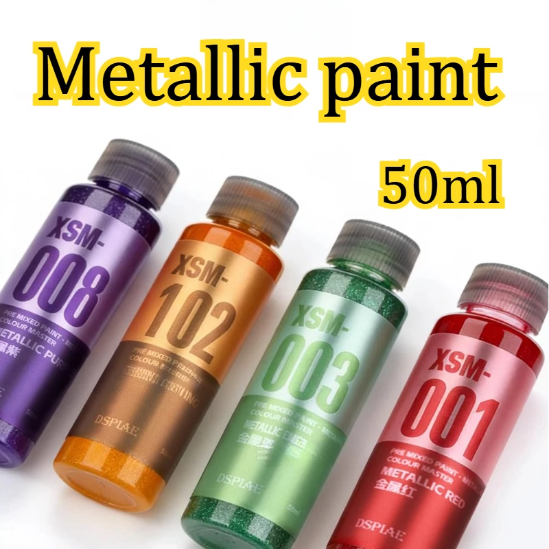 50ml 수성 프리믹스 스프레이 페인트/강한 색상 강도, 높은 채도, 습도 저항성, 플라스틱 및 아크릴에 적용 가능