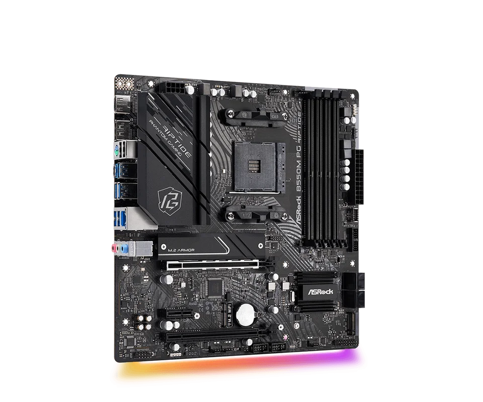 CPU Ryzen 7 5700x & ASRock B550 PG Riptide ASRock B550 PG Riptide Motherboard Review: Well-Rounded and