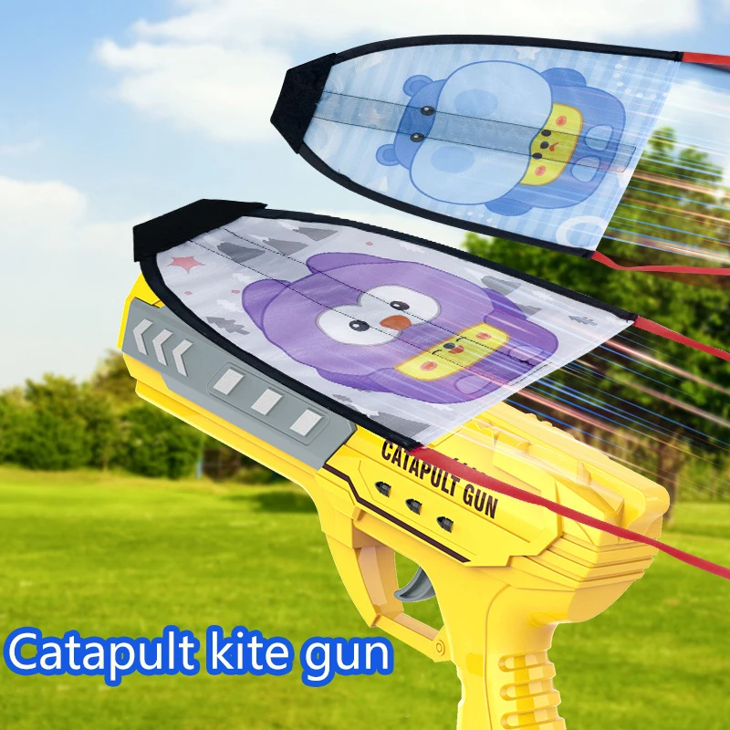 

Kids Slingshot Kite Windless Flight Rubber Band Catapult Toy Launcher Outdoor Catapult Kite Toys For Boys Christmas Gift