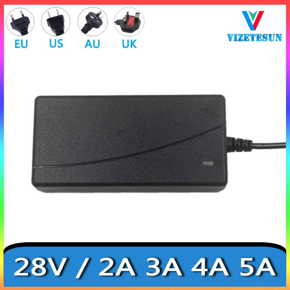 Adaptador de Energia da Câmera de Vigilância Iluminação Palco Regulado dc 5.5×2.1 mm 28v 2a 3a 4a 5a