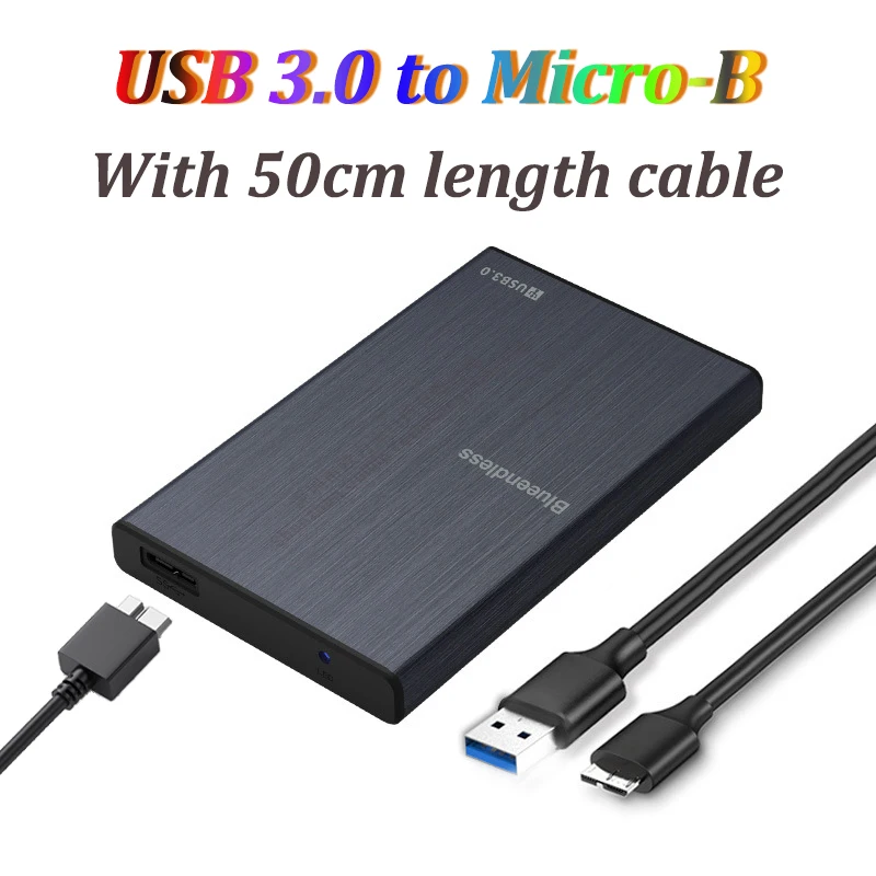 ޴ 2.5 ġ SATA ϵ ̺ Ͽ¡ USB 3 0-Micro-B Hdd  ϵ ũ SSD ̽ (PC Ʈ Ʈ ׼ )