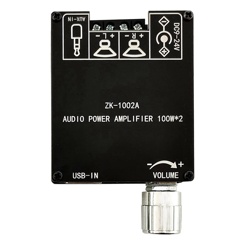 

ZK-1002A 5.1 Bluetooth Power Amplifier Board With Short Circuit Protection Fit For Sound Box