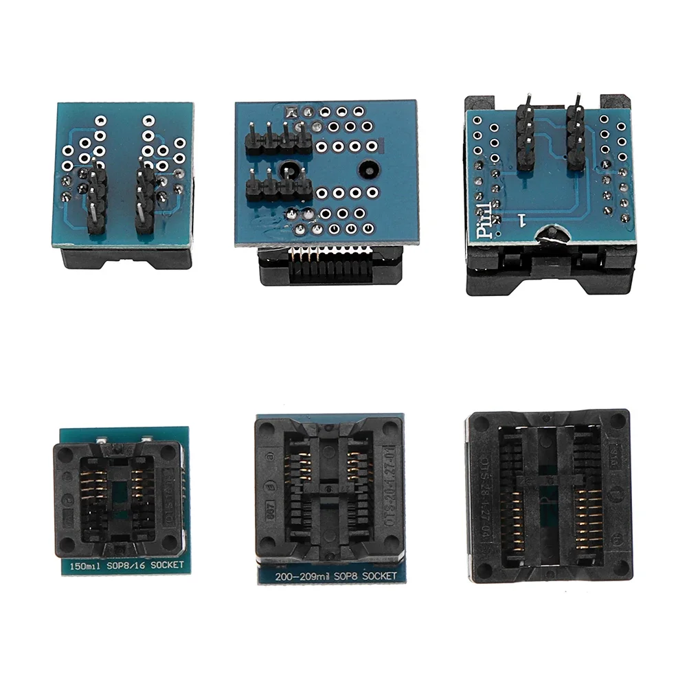 오리지널 RT809F 프로그래머 +12 어댑터 + sop8 IC 클립 + CD + 1.8V / SOP8 어댑터 VGA LCD ISP 프로그래머 어댑터 범용