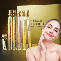 Soluble Face 24K Gold Protein Threads Facial Essence Protein lines Gold Silk Wire Face Serum To Increase Skin Elasticity 1