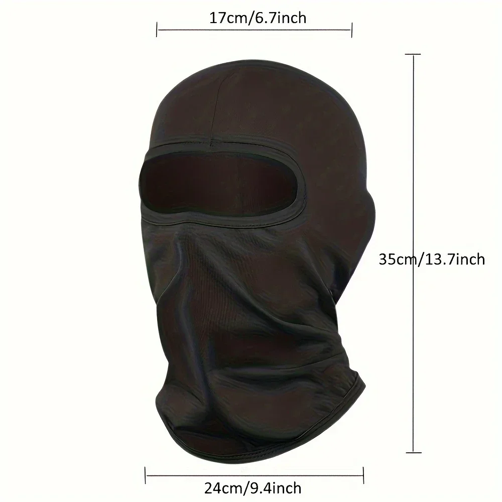 Full Face Sports Mask Soft And Breathable Cycling Helmet Liner for Running Hiking Fishing