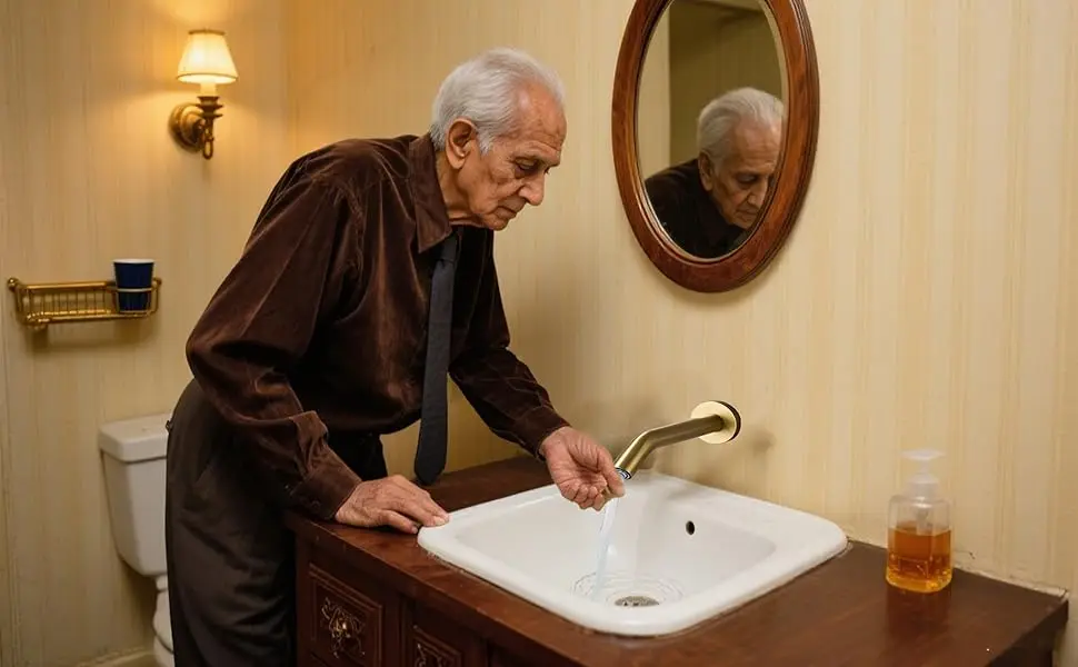 Built in wall mount sensor faucet