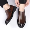 Italian Formal Shoes Mens Dress Shoes Business Leather Wedding Dress Man Oxford Shoes For Men Office Scarpe Uomo Eleganti 1