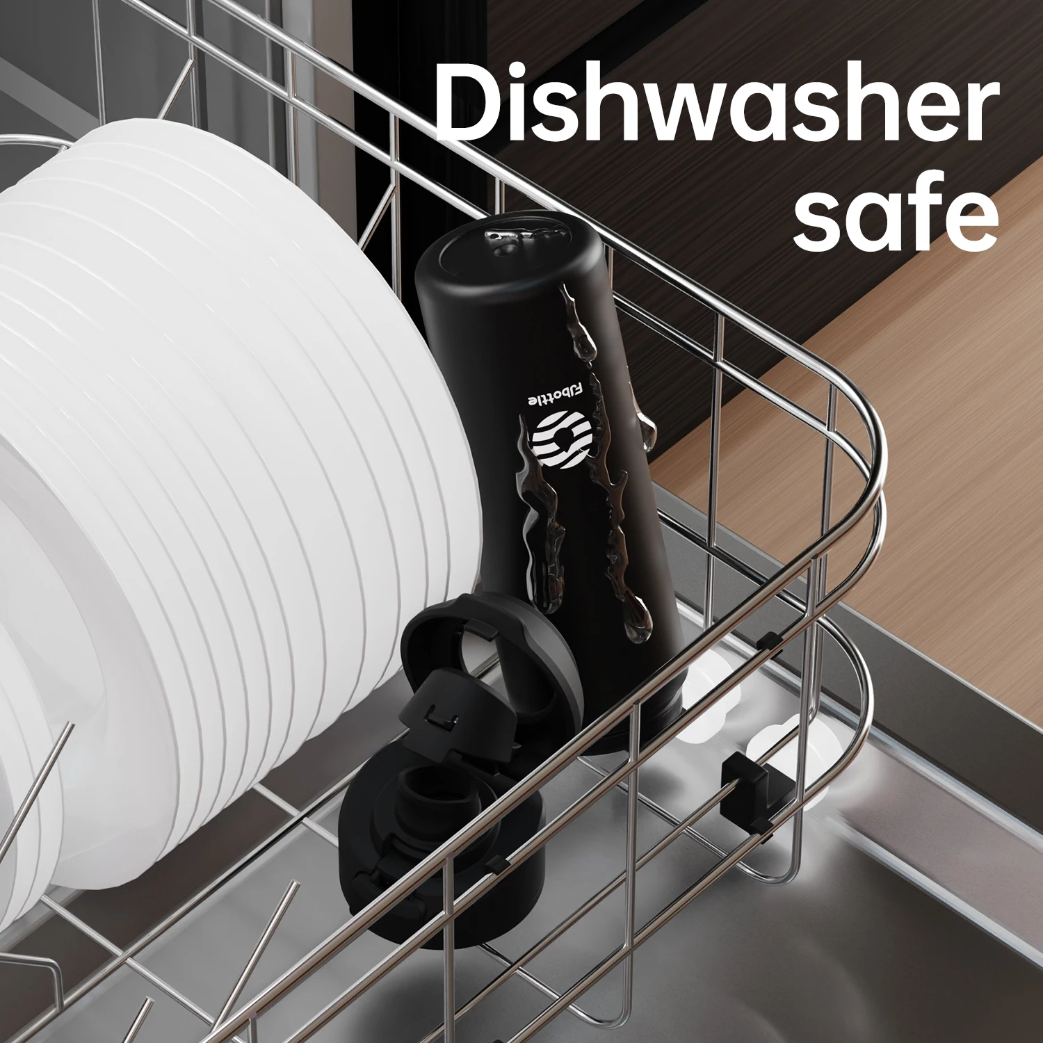 FEIJIAN Magnetic Thermos Stainless Steel Sports Water Bottle with Magnetic Phone Holder Bouncing cover Insulation Cup view 6