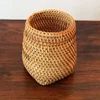 Handmade Pen Holder Hand Woven Wood Vine Rattan Stationery Container Storage Box Organizer Office School Desk Accessories Decor 5