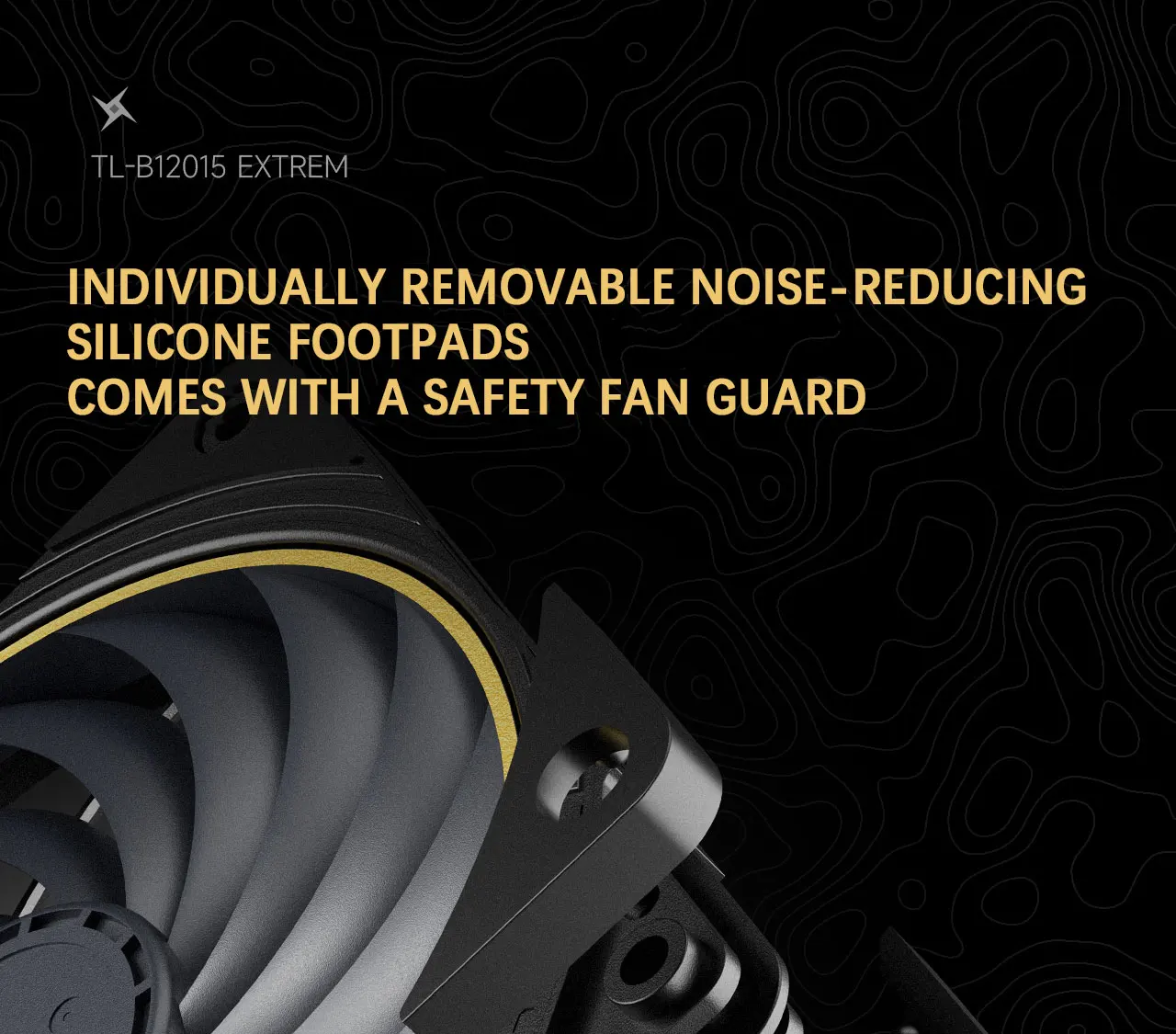 TL-B12015 12cm Thin Fan LCP Polymer Material Fan Blades Double Ball Bearings Thr