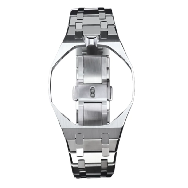 Stainless Steel Watch Case And Strap Mod Kit For Swatch X AP Royal Pop Pocket Changer To Wristwatch Personalized Accessories