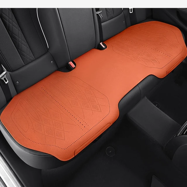 Universal Suede Car Seat Cushion Front/Back Pad Mat Breathable and Ventilated Seat Cover Protector Double-sided Seat Cushion 1
