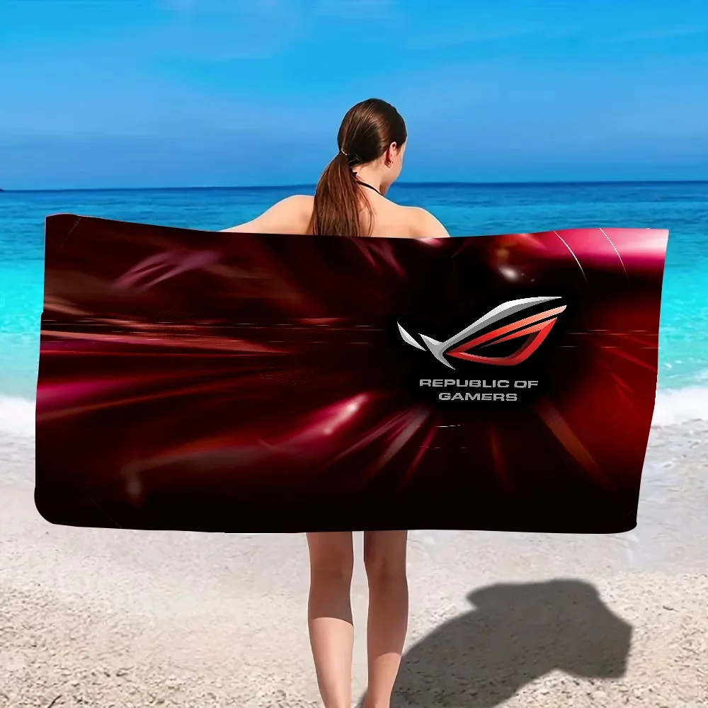 A-ASUS ROG R-Republic Towel Quick Drying Pure Cotton Polyester Thick Bath Towel, Sports Travel, Swimming And Surfing Towels 4