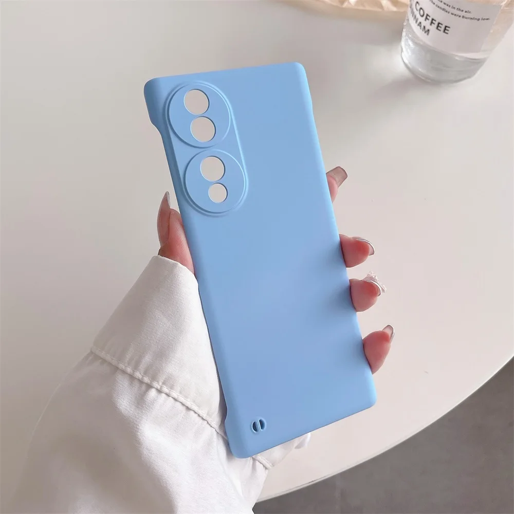Rahmenlose, matte Hülle in Bonbonfarben für Honor70 Honor 70 Pro Plus X9 X30 Magic4 Lite 5G Schlanke, harte PC-Stoßstangenabdeckung_voghion.com