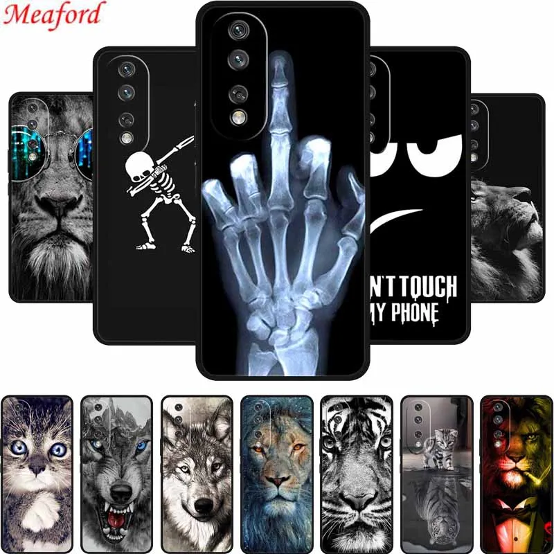 Per Honor X7B Custodia 6.8 "Custodia Morbida In Silicone Nero Per Custodie Per Telefono Honor X7B Cover Honorx7B X 7 B X7 B X 7B Funda Capa