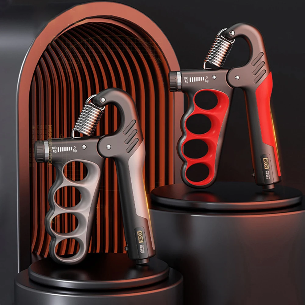5 100 KG Grip Strength Trainer Wrist Expander Adjustable Resistance Fitness Gym Training Hand Gripper Hand