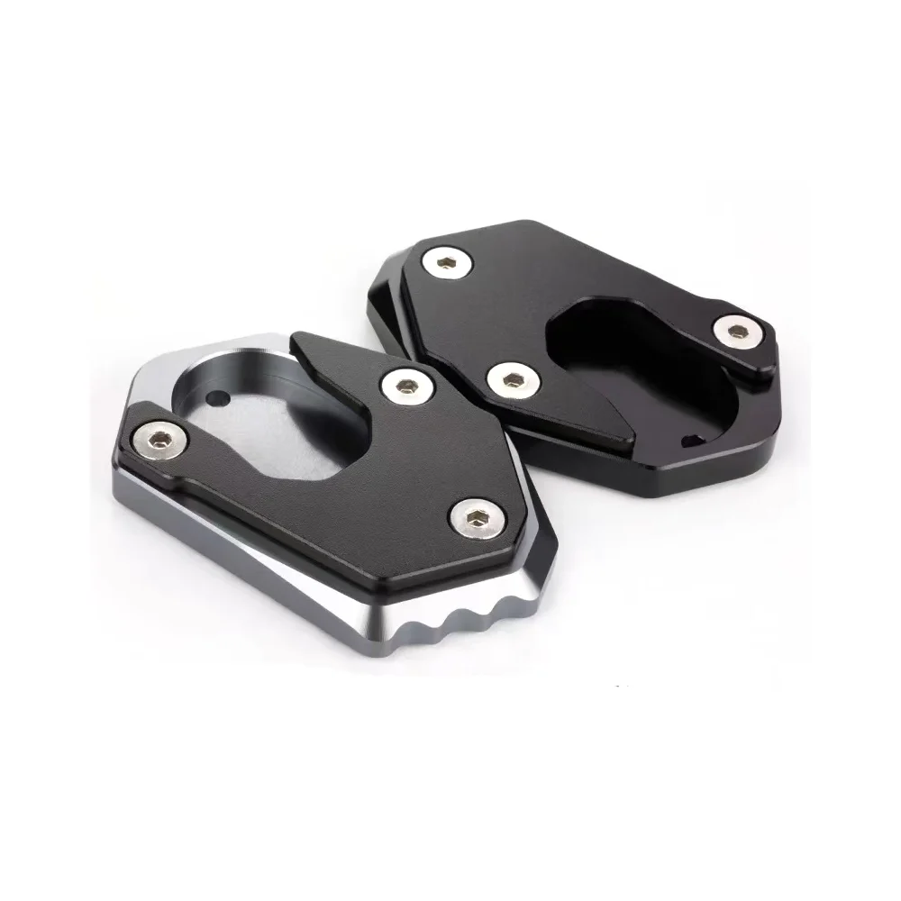 Piastra Allargata Per Cavalletto Laterale Kawasaki Z900 (2017-2020) In Alluminio, Colore Verde - copertina