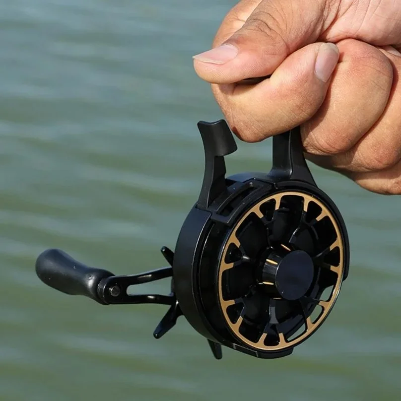 회전식 얼음 낚시 릴 겨울 낚시 뗏목 릴 낚시 액세서리