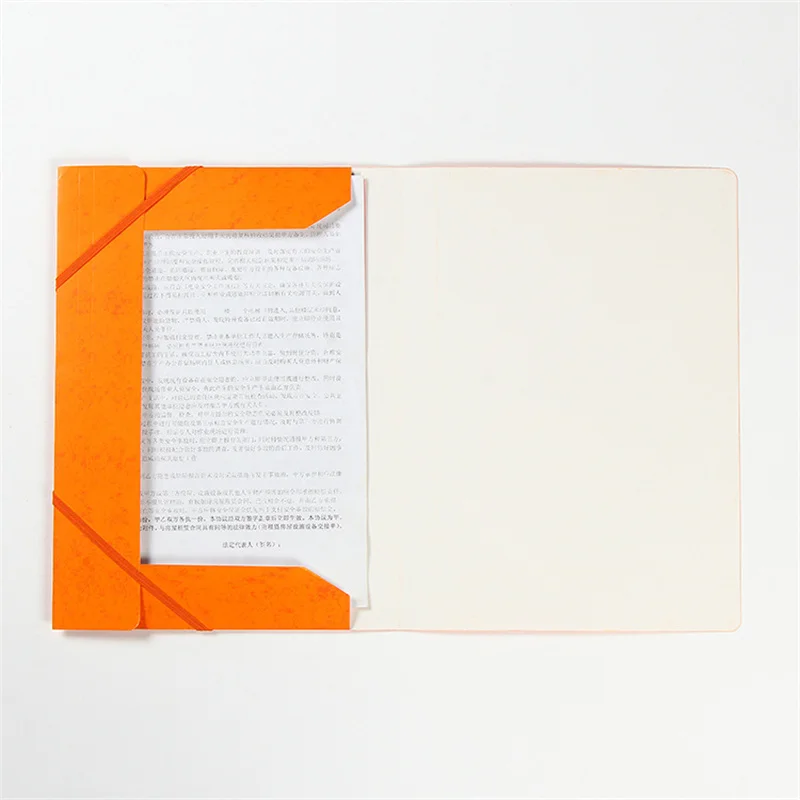 10PCS A4 FC File Folder with Elastic Cord Document Organizer Paper Folders Extra Capacity for Business Home School Office