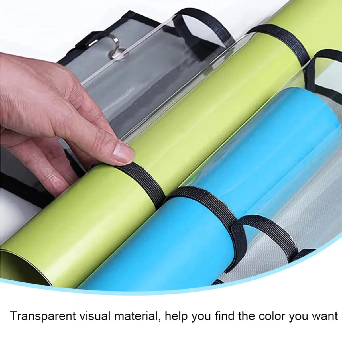 Vinyl Roll Holder Storage Rack Wall Mount Craft Room Organizer