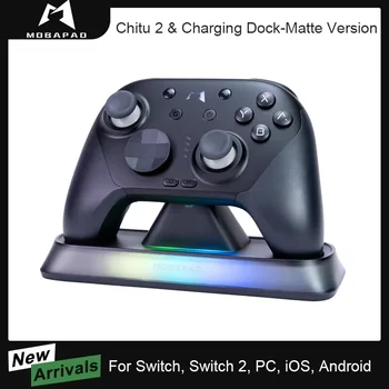 MOBAPAD CHITU 2 with Charging Dock-Matte Version Game Controller for Nintendo Switch 1/2, PC, Android, iOS HD Mechanical Gamepad 1