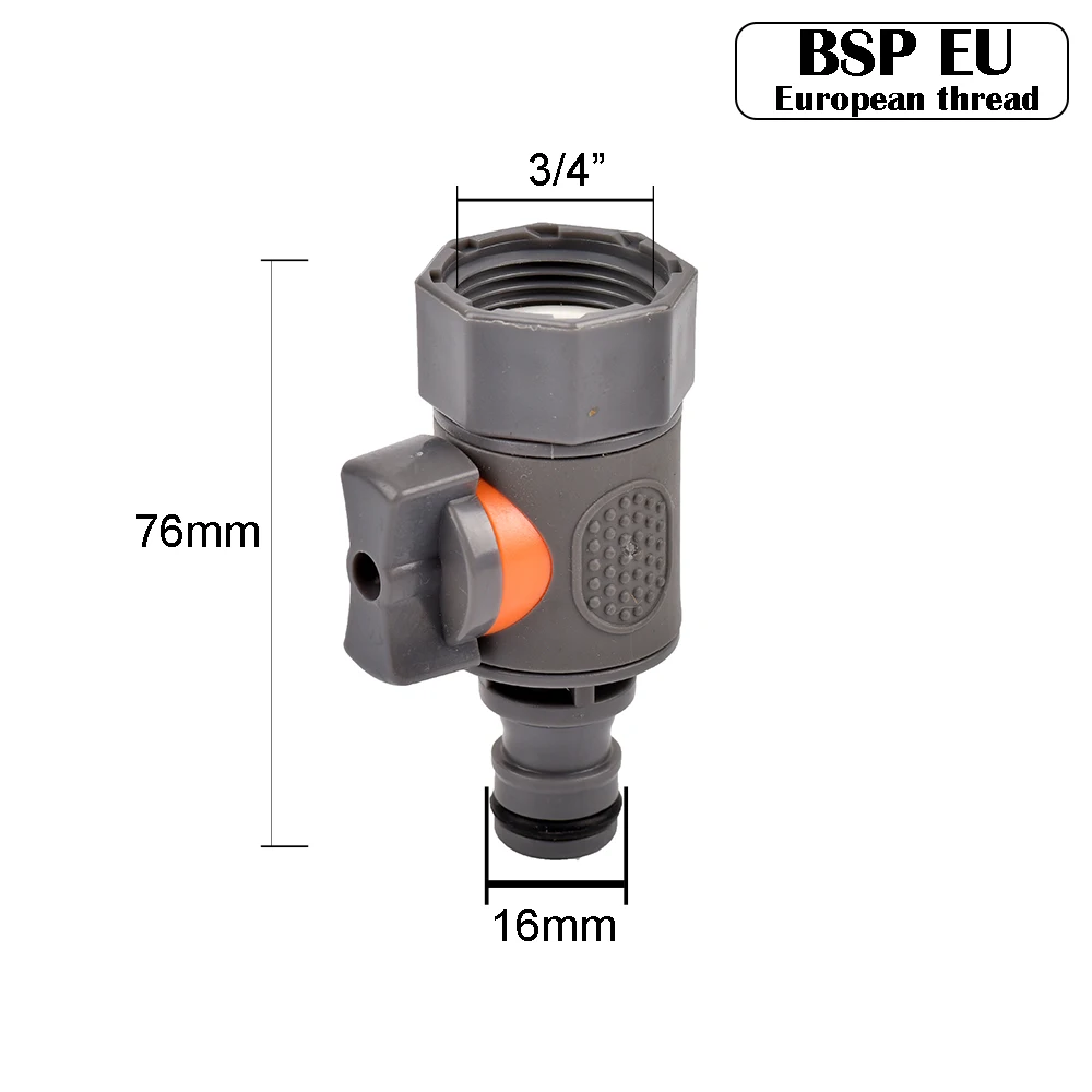 Garden Hose Connector garden hose quick connector 1/2 3/4 1 inch pipe coupler stop water connector 16/20/32mm repair joint irrigation system fitting