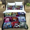 Monster High Cartoon Printed Bedding Sets Exquisite Supplies Set Duvet Cover Bed Comforter Set Bedding Set Luxury Birthday Gift 5