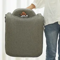 Japanese-style Tatami Chair Bedroom Backrest Chair Bay Window Lazy Sofa Legless Chair Leisure Folding Lounge Chair Protable 3