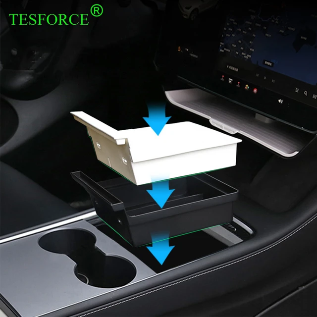 Organizer for the center console of Tesla Model 3 and Model Y - 2021 / 2022  / 2023