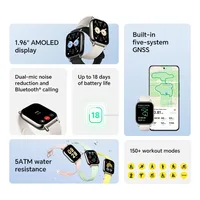 Global Version Xiaomi Redmi Watch 5 Lite 1.96'' AMOLED Screen Bluetooth GNSS 150+ Sport Modes Blood Oxygen 18 Days Battery Life - Image 2